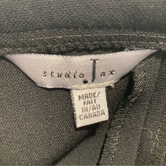 STUDIO JAX Sz 16 Front Zipper Pockets Slit Straight Line Unlined Maxi Skirt NEW - Picture 9 of 11